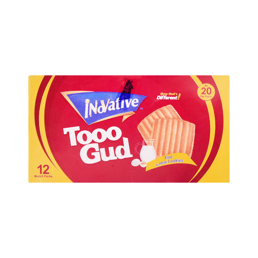 INOVATIVE TOOO GUD BISCUIT HALF ROLL 36 GM BOX 12PC Default Title - MamasJan GroceryFoods
