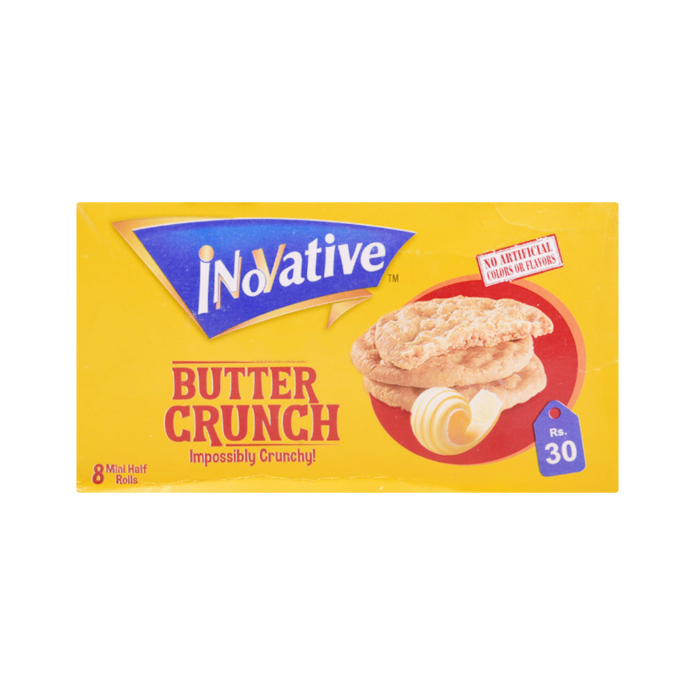 INOVATIVE BUTTER CRUNCH HALF ROLL 47.7 GM BOX 8PC Default Title - MamasJan GroceryFoods