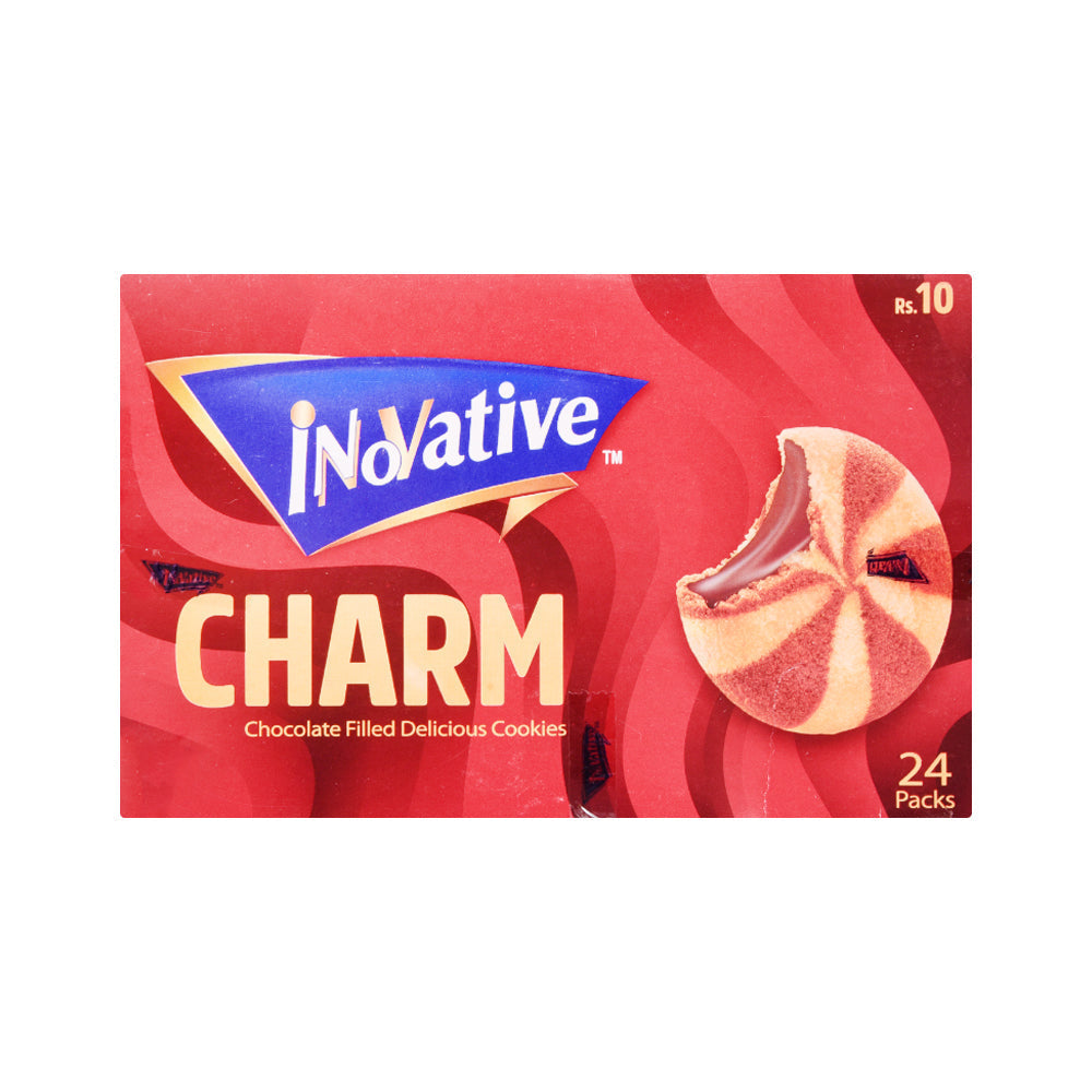 INNOVATIVE CHARM CHOCOLATE FILLED DELICIOUS COOKIES 11.5 GM Default Title - MamasJan Grocery