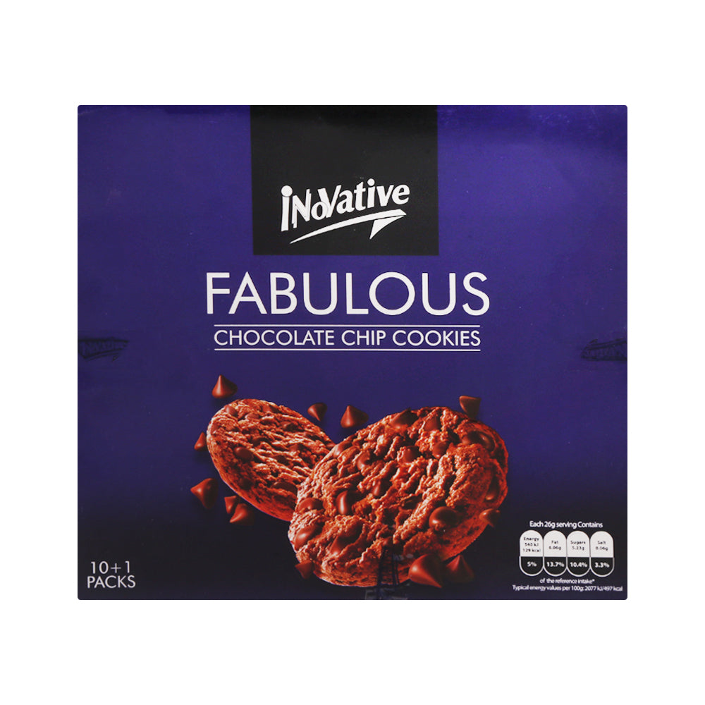 INOVATIVE FABULOUS CHOCOLATE COOKIE SNACK PACK 26GM PACK OF Default Title - MamasJan Grocery