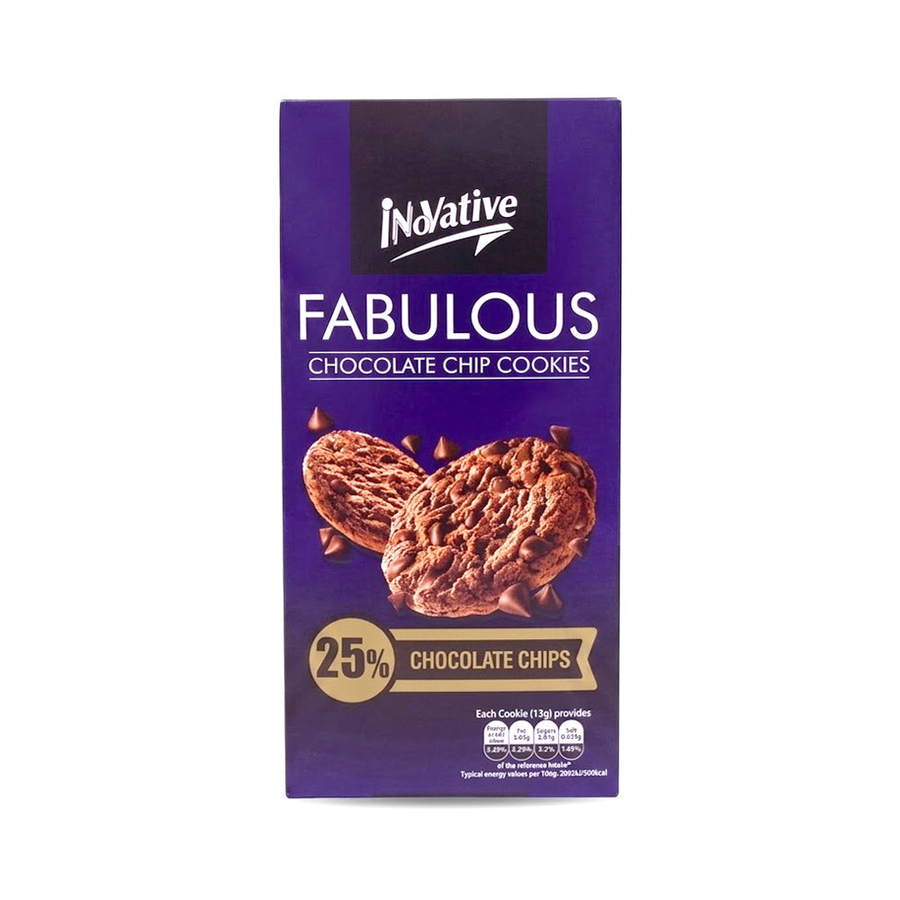 INNOVATIVE FABULOUS CHOCOLATE CHIP COOKIES 156 GM Default Title - MamasJan Grocery