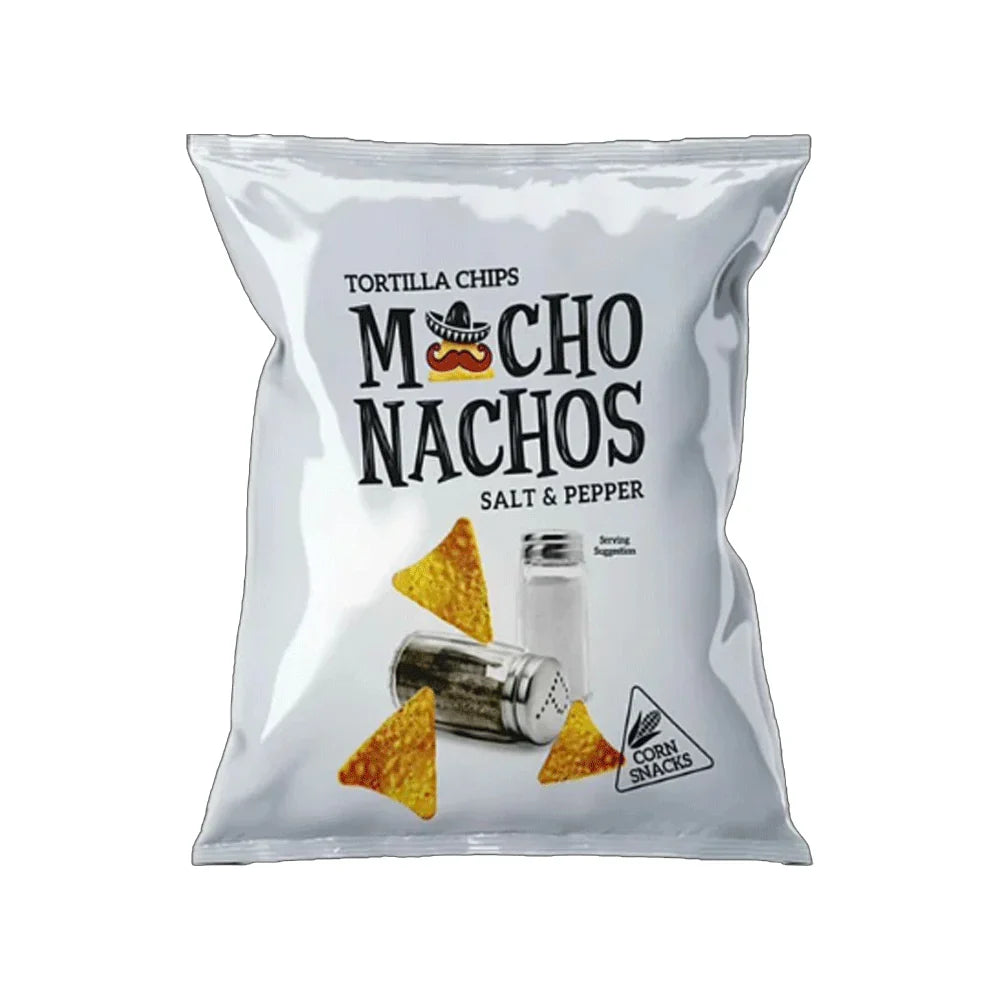 MACHOS TORTILLA CHIPS SALT & PEPPER 40GM Default Title - MamasJan Grocery