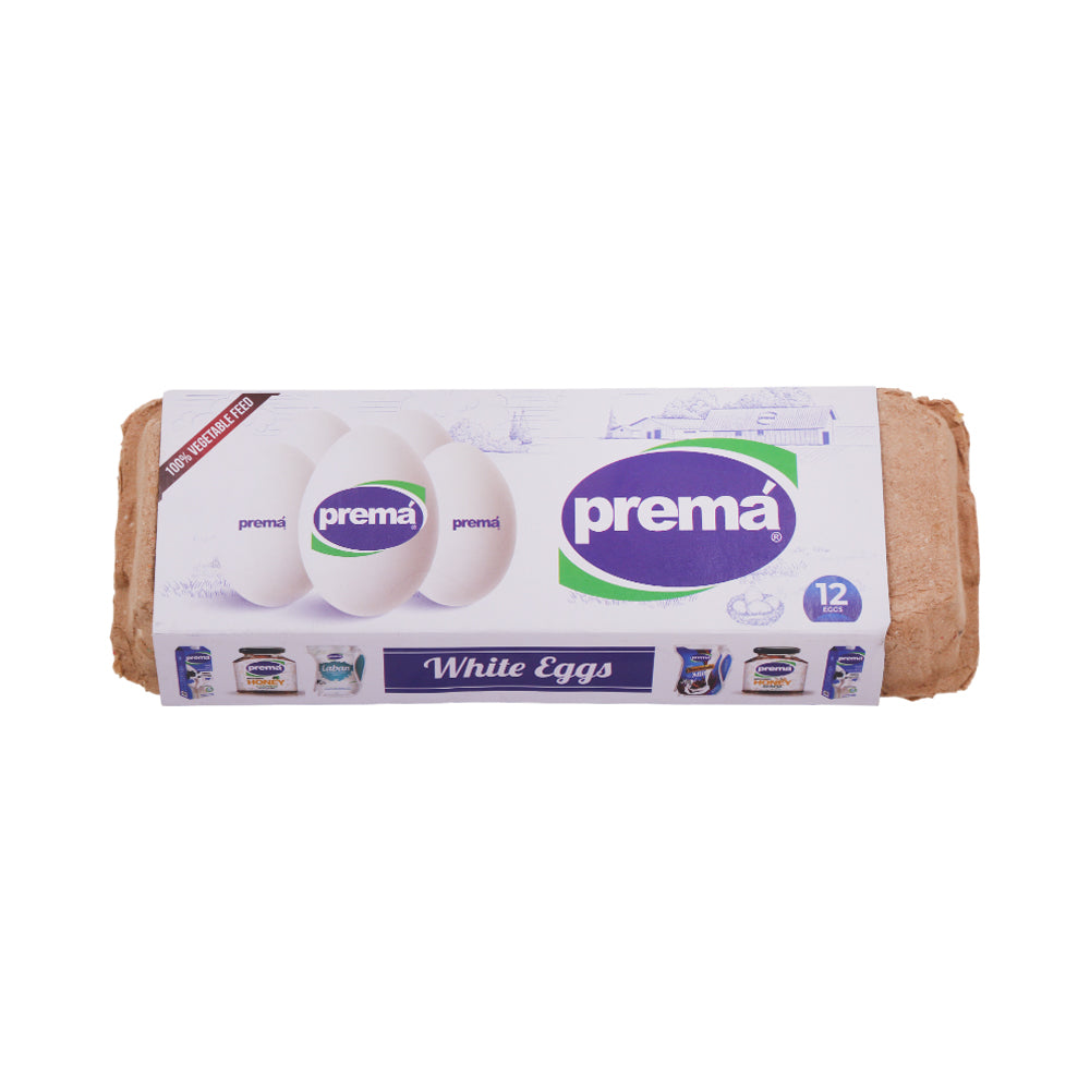 PREMA WHITE EGGS 12PCS Default Title - MamasJan Grocery Food