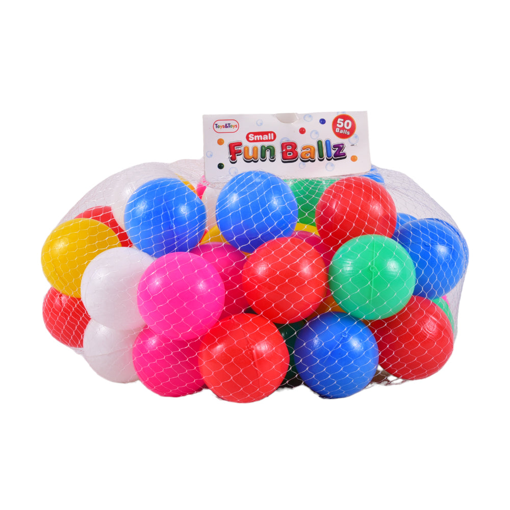 FB-50 FUN BALLS IN NET 50BALLS Default Title - MamasJan Toys
