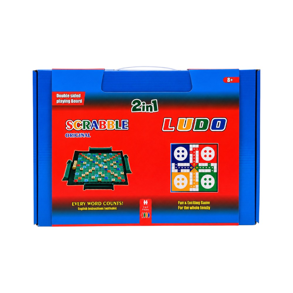 SL-01 SCRABLE & LUDO GAME 2IN1 A.I Default Title - MamasJan Toys