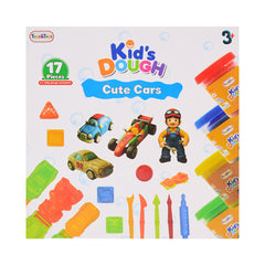 TKD-18 CUTE CARS PLAYDOUGH SET 17PC A.I Default Title - MamasJan Toys