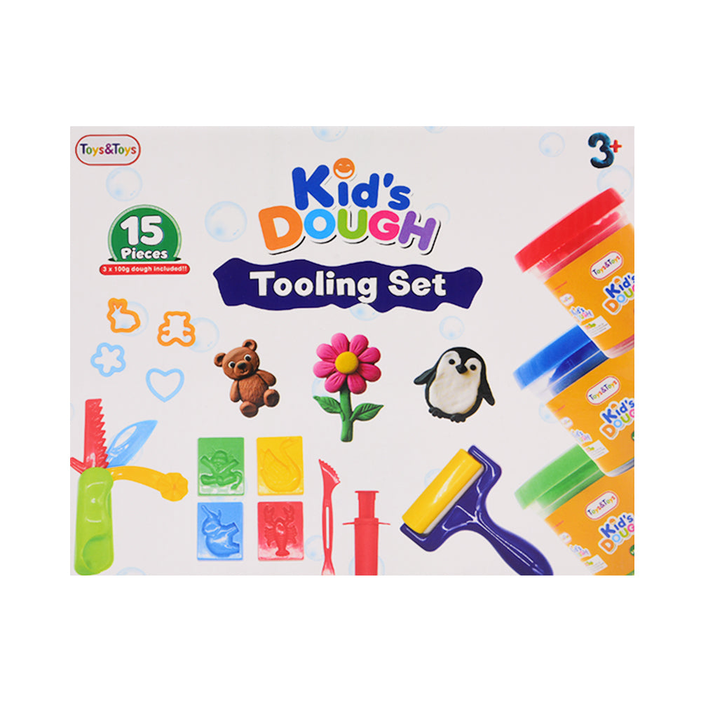 TKD-12 TOOLING SET PLAYDOUGH 15PC A.I Default Title - MamasJan Toys
