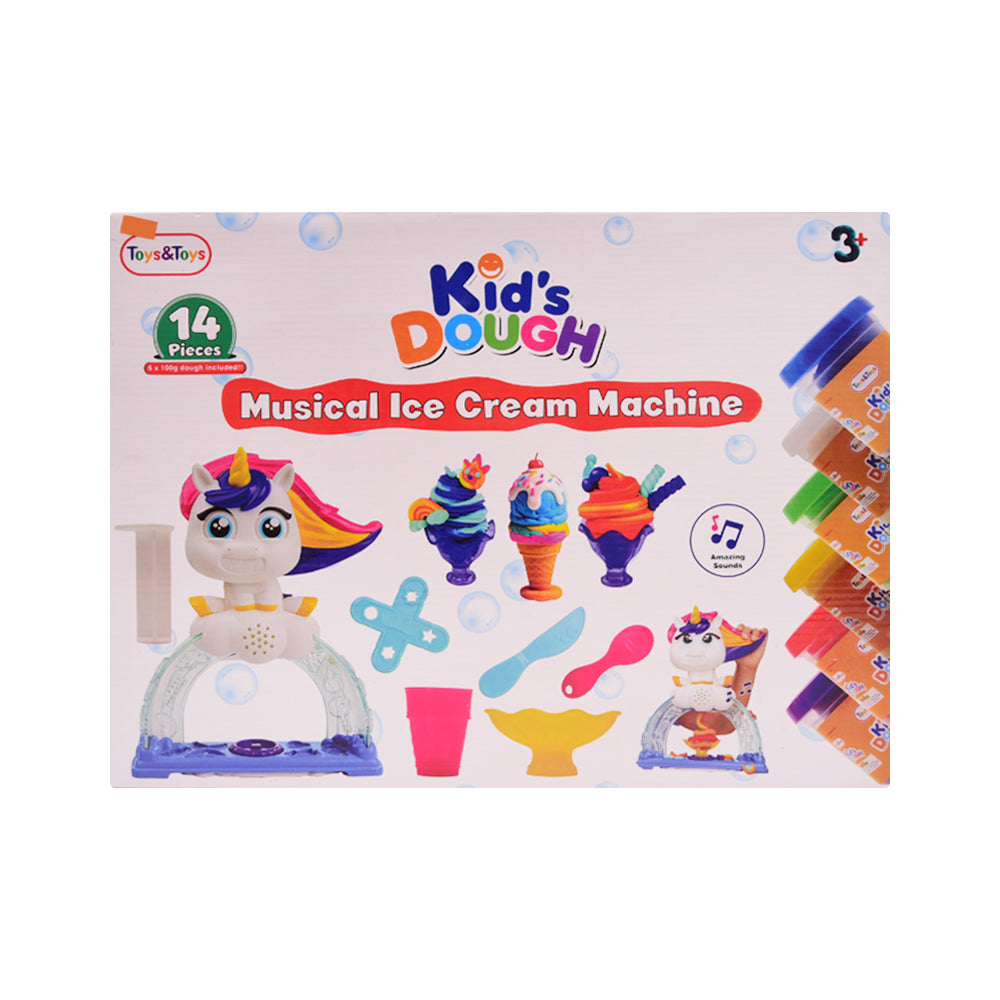 TKD-29 UNICORN ICE CREAM DOUGH SET A.I Default Title - MamasJan Toys