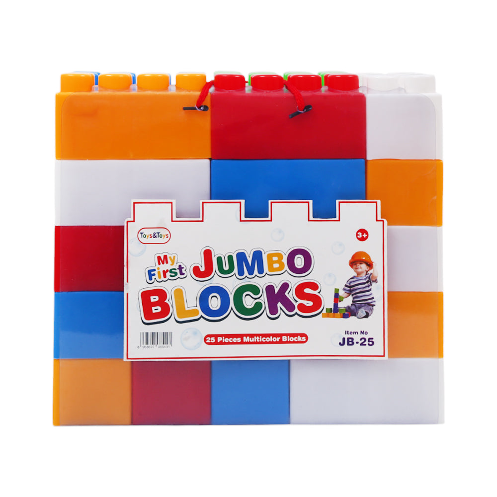 JB-25 TNT JUMBO BLOCKS 25PCS Default Title - MamasJan Toys