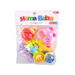 RA-12 MAMA BABA RATTLE SET 6PCS Default Title - MamasJan Toys