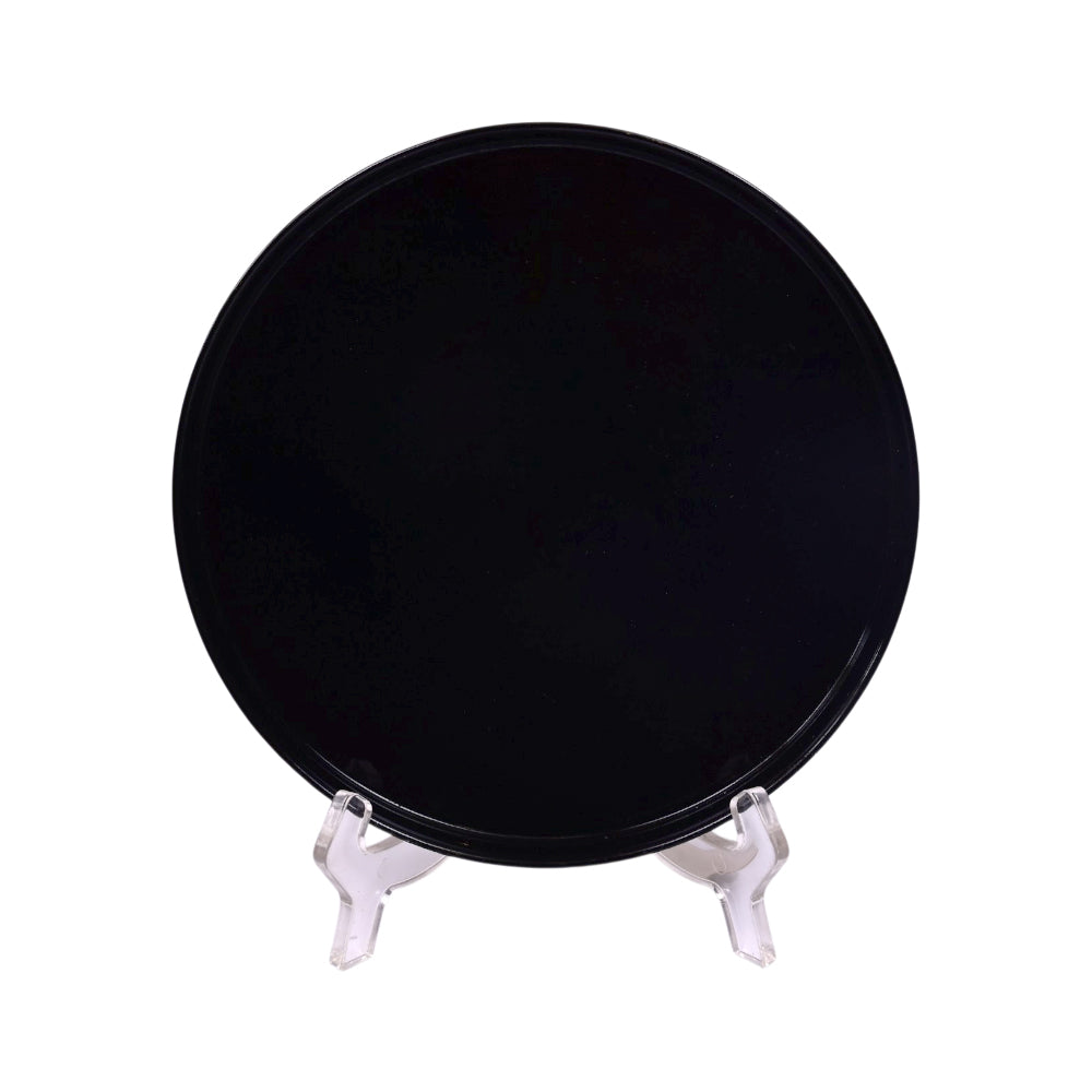 PLATE QUARTER TABLE TOP RHINO BLACK BZBP80T Default Title - MamasJan Crockery
