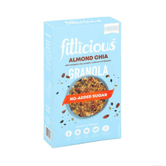 FITLICIOUS ALMOND CHIA GRANOLA 90 GM Default Title - MamasJan Grocery Food