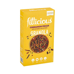 FITLICIOUS CINNAMON PECAN GRANOLA 90 GM Default Title - MamasJan Grocery Food