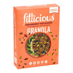 FITLICIOUS CRANBERRY PISTACHIO GRANOLA 300 GM Default Title - MamasJan Grocery Food