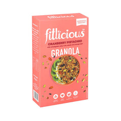 FITLICIOUS CRANBERRY PISTACHIO GRANOLA 90 GM Default Title - MamasJan Grocery Food