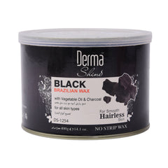 DERMA SHINE CHARCOAL BLACK BRAZILIAN WAX 400GM Default Title - MamasJan skincare