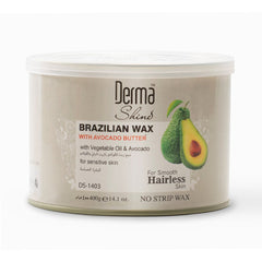 DERMA SHINE BRAZILIAN WAX WITH AVACADO BUTTER 400GM Default Title - MamasJan skincare