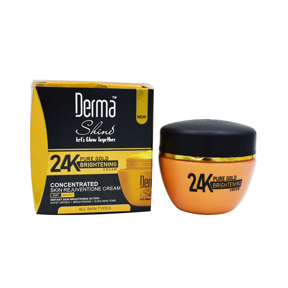 DERMA SHINE 24K GOLD CREAM BRIGHTENING 50ML Default Title - MamasJan skincare