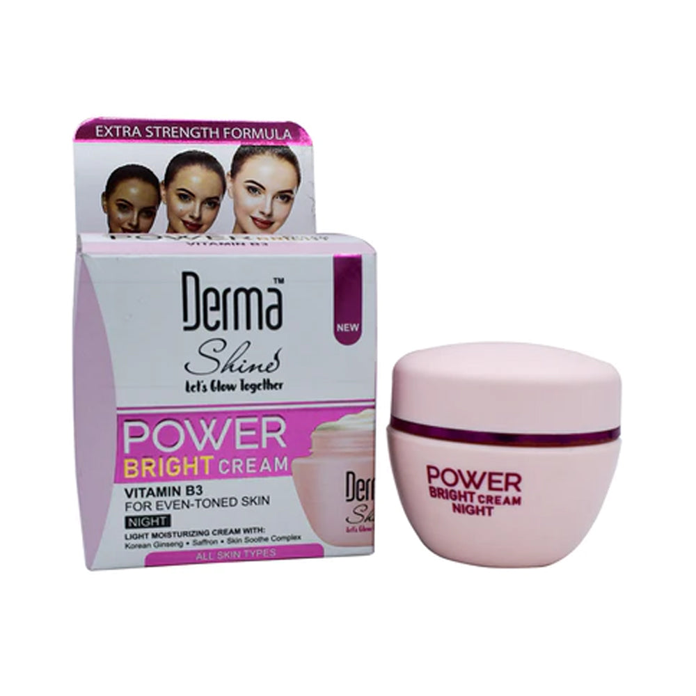 DERMA SHINE POWER BRIGHT NIGHT CREAM 50ML Default Title - MamasJan skincare