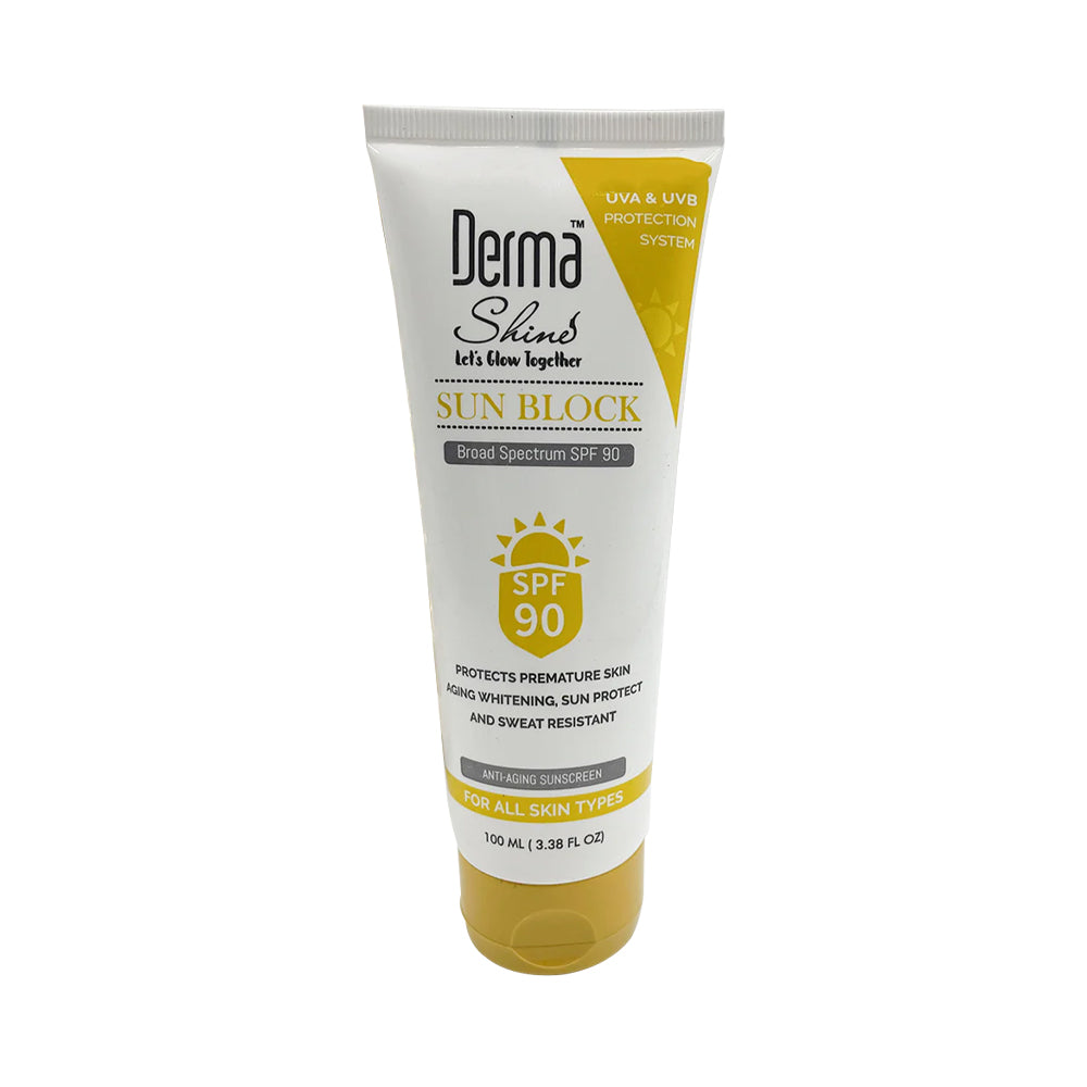 DERMA SHINE SUNBLOCK SPF90 100ML Default Title - MamasJan skincare