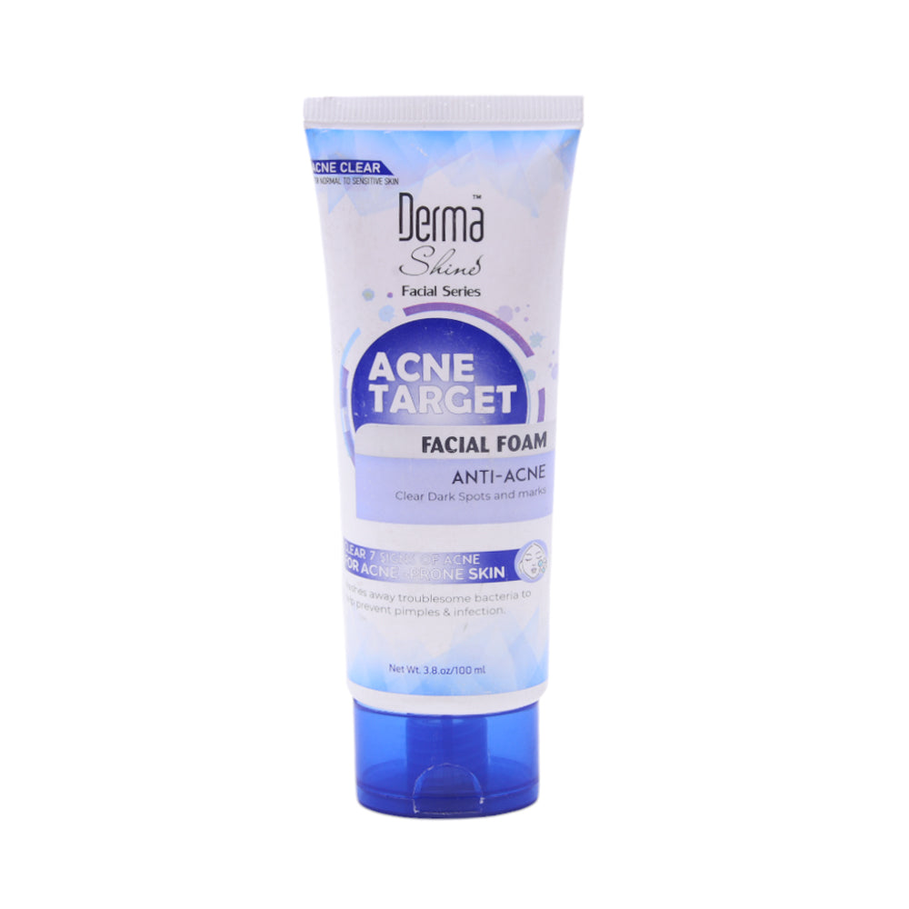 DERMA SHINE ACNE TARGET FACIAL FOAM 100ML Default Title - MamasJan skincare