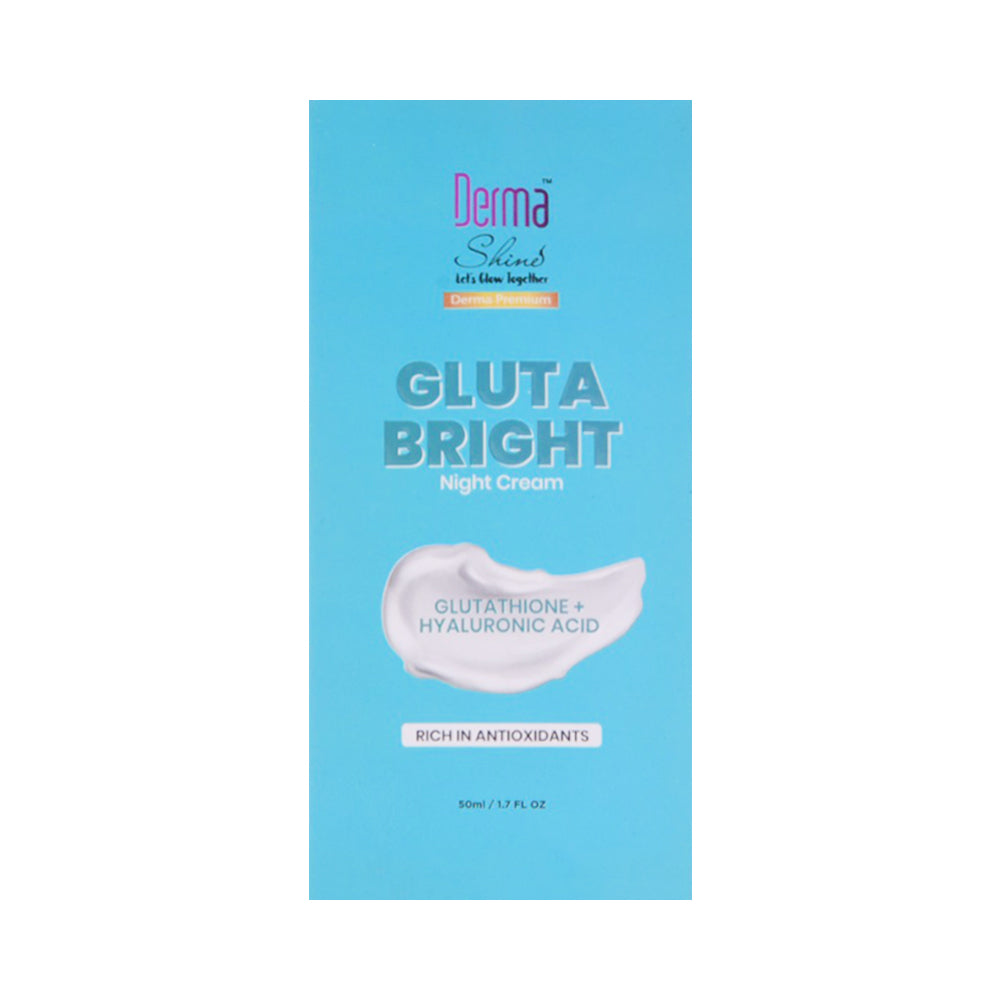 DERMA SHINE GLUTA BRIGHT NIGHT CREAM 50ML Default Title - MamasJan skincare
