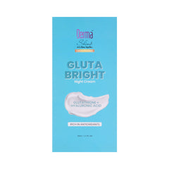 DERMA SHINE GLUTA BRIGHT NIGHT CREAM 50ML Default Title - MamasJan skincare