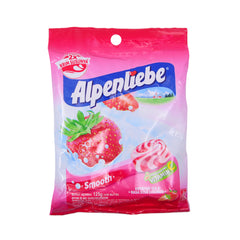 ALPENLIEBE CANDY SMOOTH STRAWBERRY POUCH 125G Default Title - MamasJan GroceryFoods