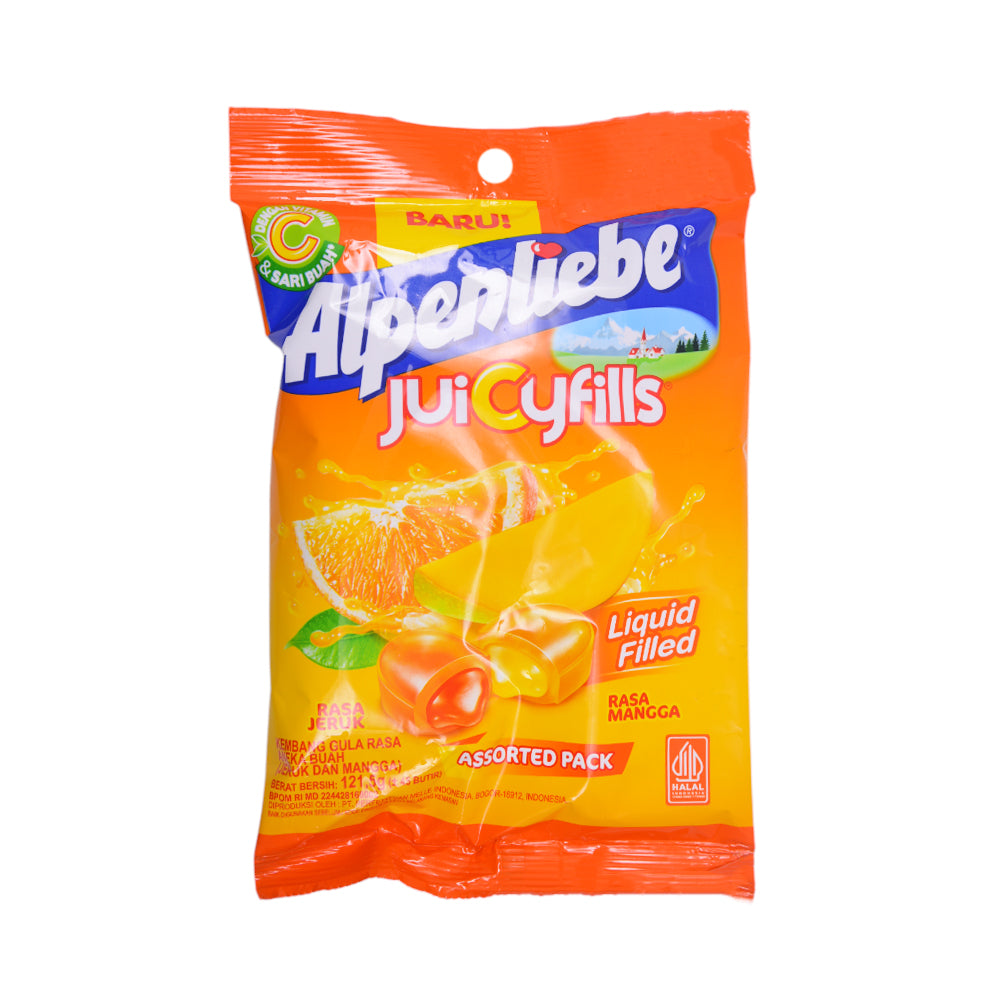 ALPENLIEBE CANDY JUICY FILLS RASA MANGO 121.5 GM Default Title - MamasJan GroceryFoods