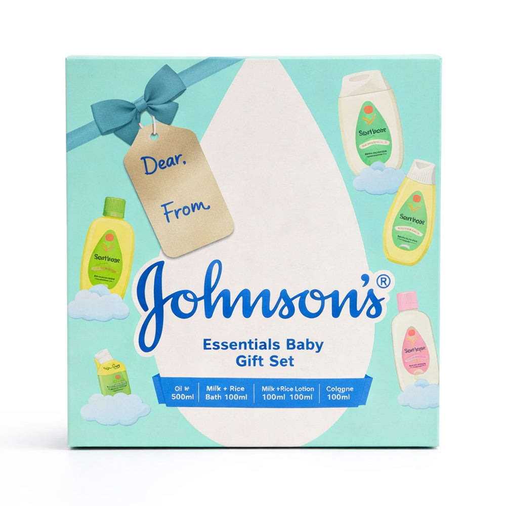 JOHNSONS BABY GIFT SET ESSENTIALS BOX Default Title - MamasJan KidsWear