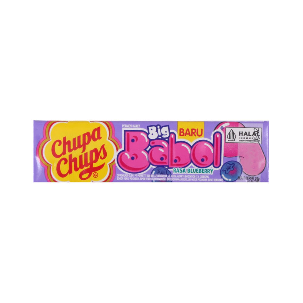 CHUPA CHUPS BIG BABOL STICK BLUEBERRY 20GM Default Title - MamasJan GroceryFoods