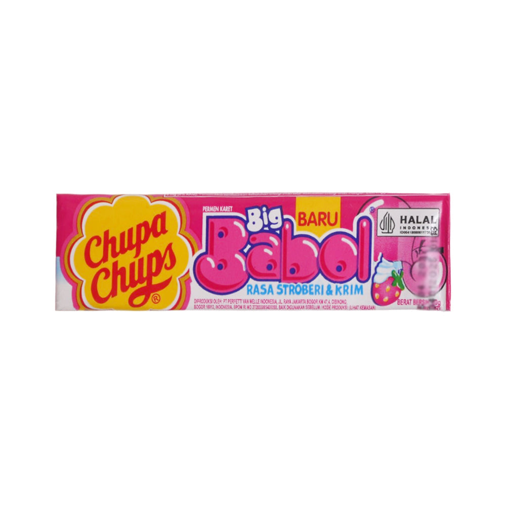 CHUPA CHUPS BIG BABOL STICK STRAWBERRY 20GM Default Title - MamasJan GroceryFoods