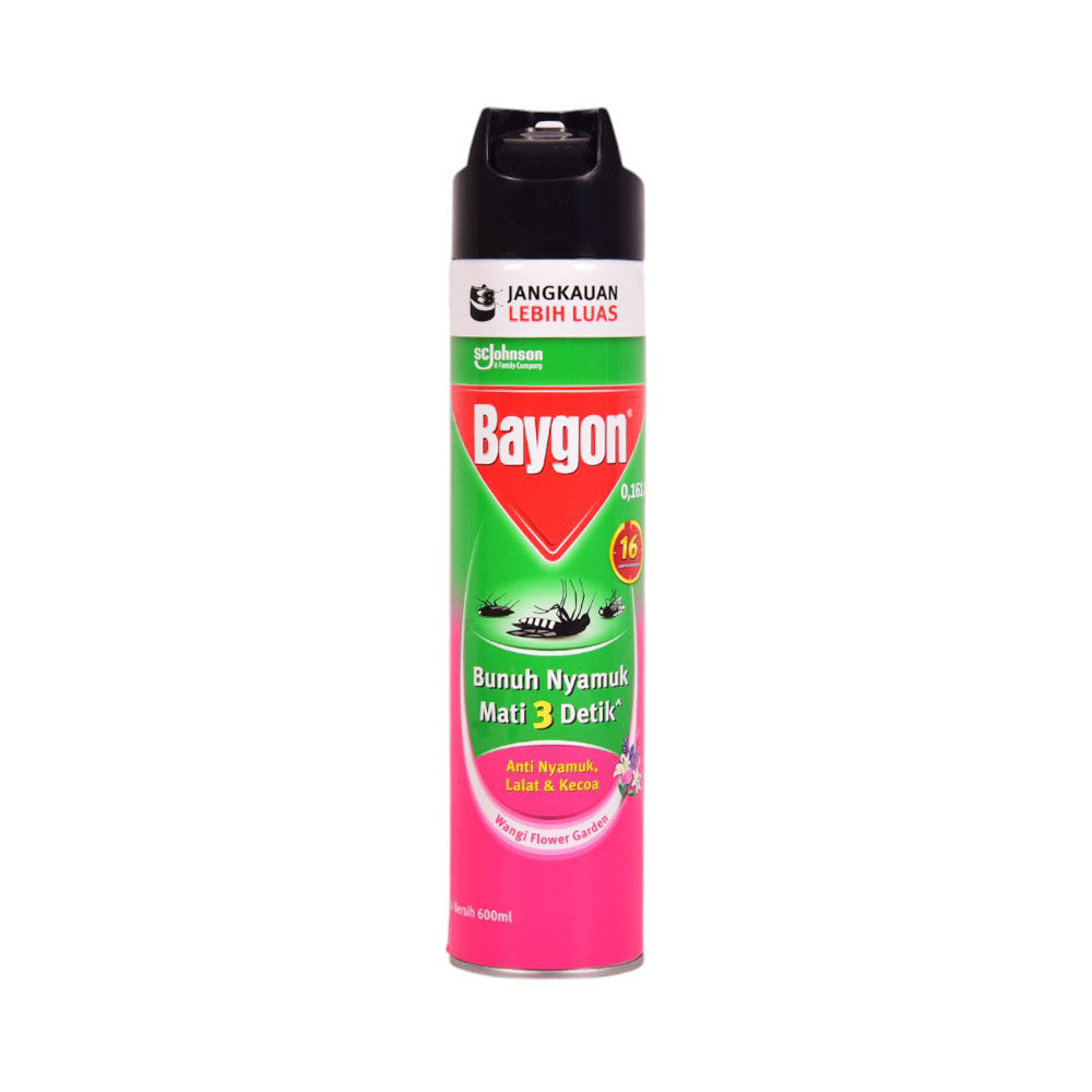 BAYGON INSECT KILLER WANGI FLOWER GARDEN 675 ML Default Title - MamasJan Grocery Nonfood