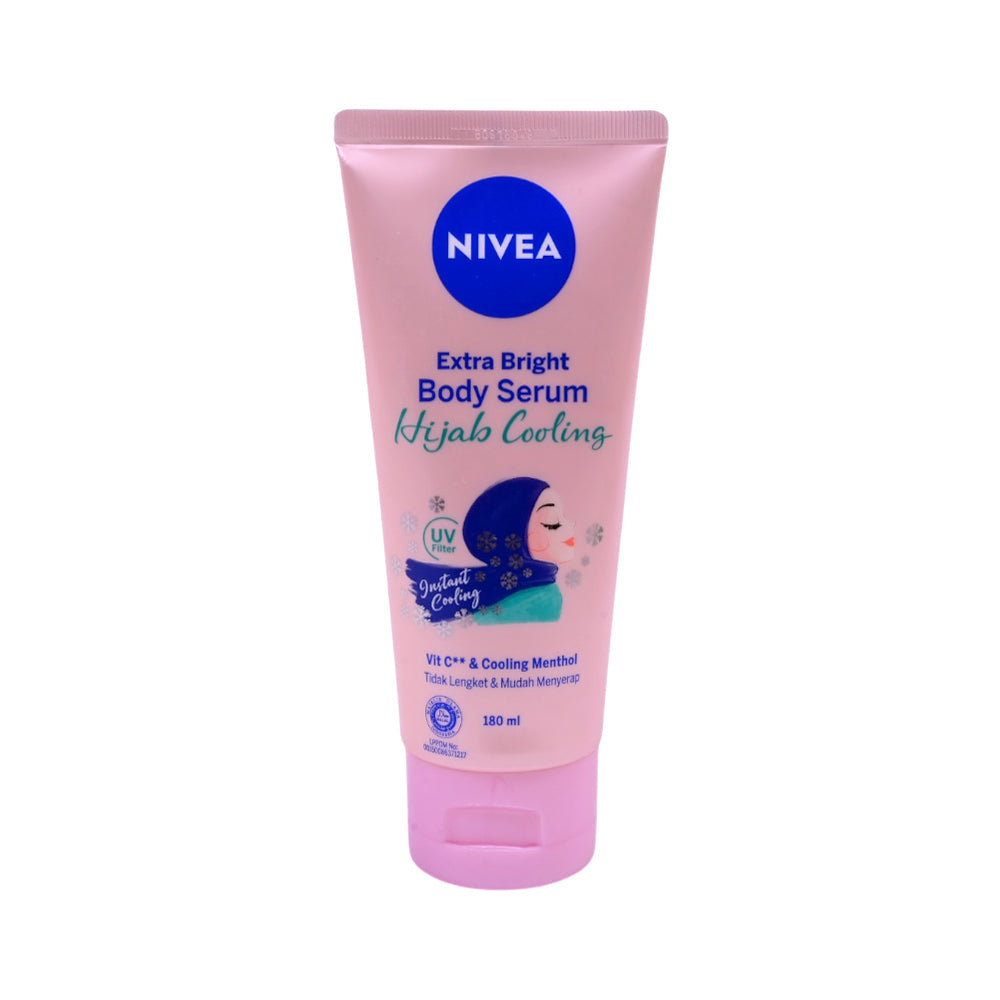 NIVEA EXTRA BRIGHT HIJAB COOLING BODY SERUM 180ML Default Title - MamasJan skincare