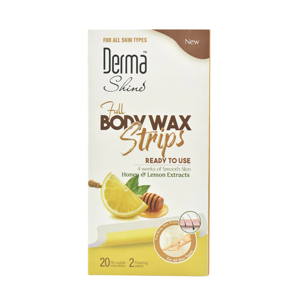 DERMA SHINE BODY STRIPS READY TO USE HONEY & LEMON Default Title - MamasJan skincare