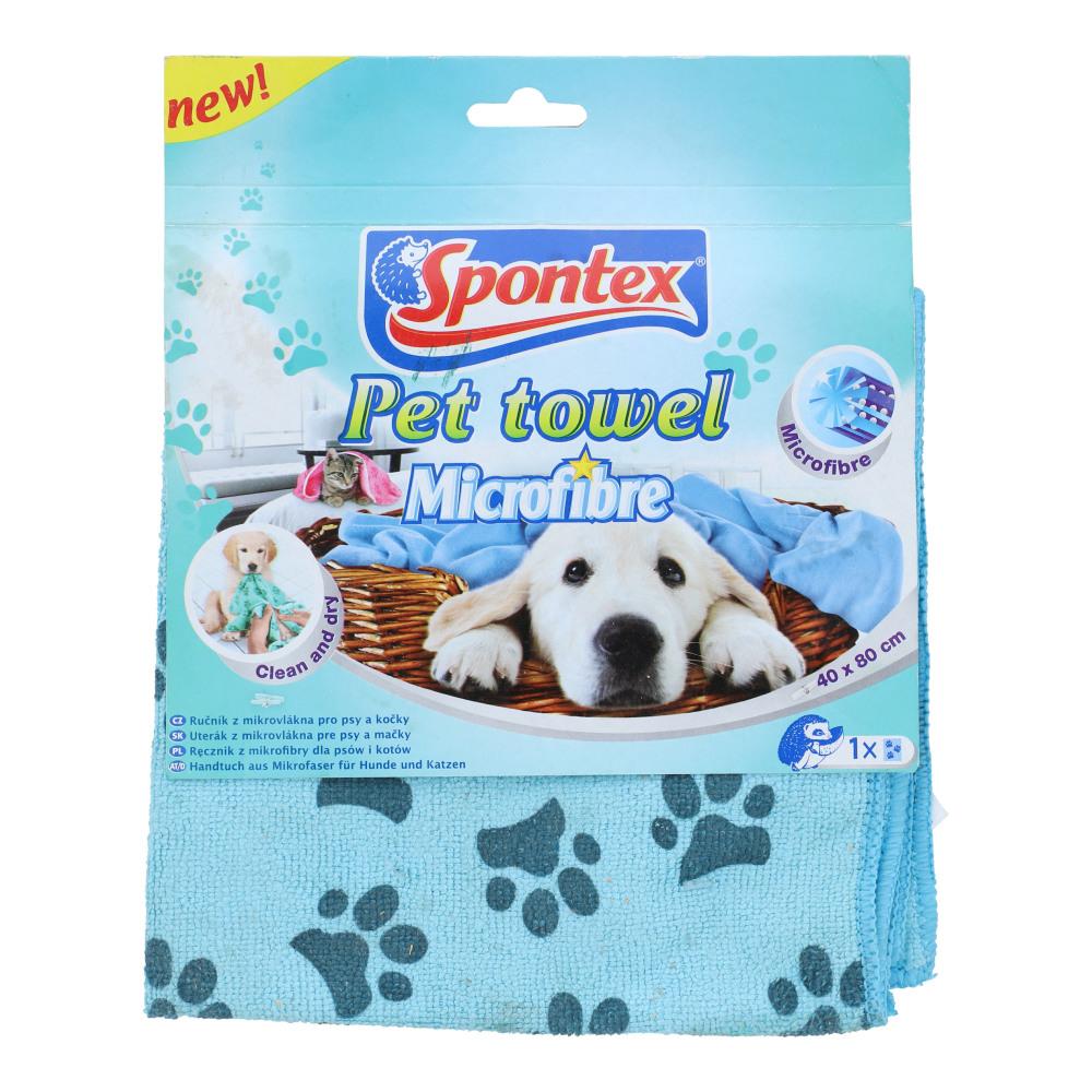 SPONTEX PET TOWEL MICROFIBRE 40 X 80 CM Default Title - MamasJan Grocery Nonfood