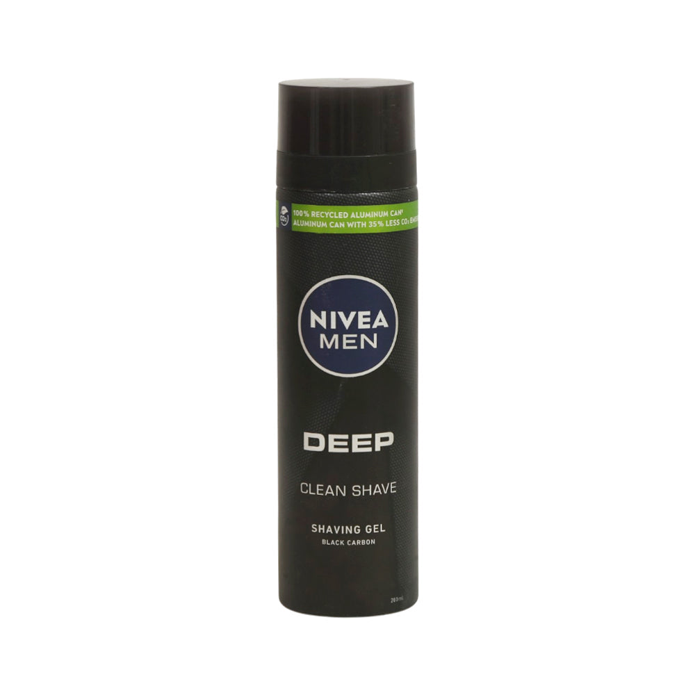 NIVEA MEN SHAVING GEL DEEP CLEAN SHAVE 200 ML Default Title - MamasJan Grocery Nonfood