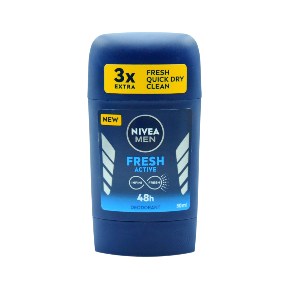 NIVEA DEODORANT ROLL ON STICK FRESH ACTIVE 50ML Default Title - MamasJan perfumes