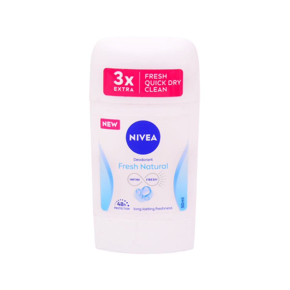 NIVEA DEODORANT ROLL ON STICK FRESH NATURAL 50ML Default Title - MamasJan perfumes