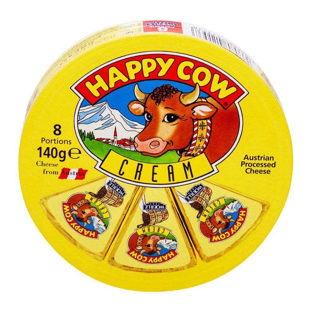 HAPPY COW CREAM 8 PORTIONS 140 GM Default Title - MamasJan Grocery