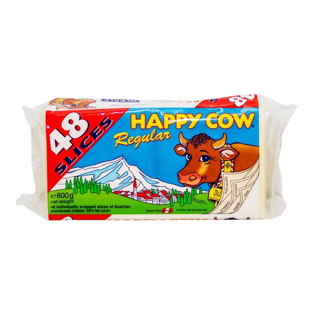 HAPPY COW CHEESE CATERING 48 SLICE 800 GM Default Title - MamasJan Grocery