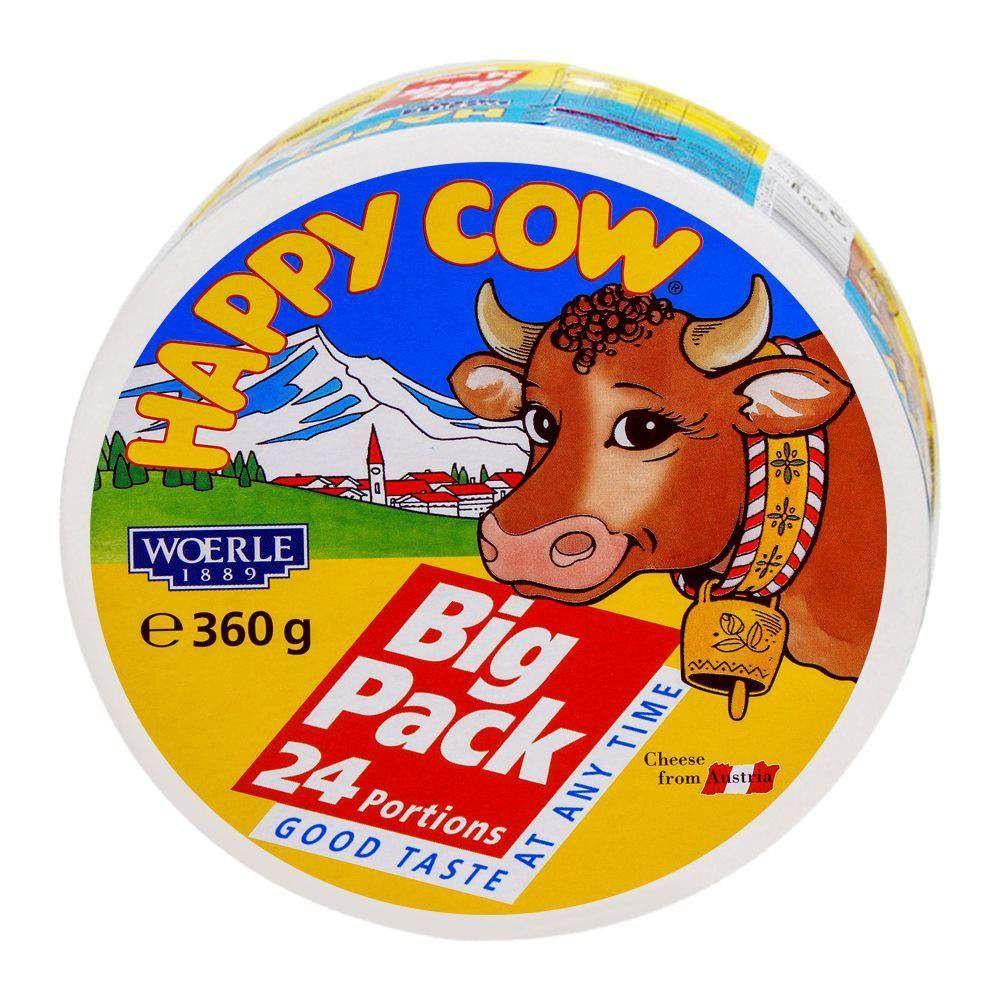 HAPPY COW CHEESE BIG PACK 24 PORTIONS 360 GM Default Title - MamasJan Grocery