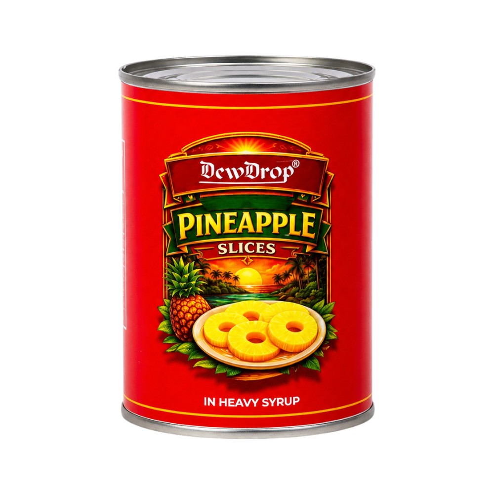 DEWDROP PINEAPPLE SLICES 500 GM Default Title - MamasJan GroceryFoods