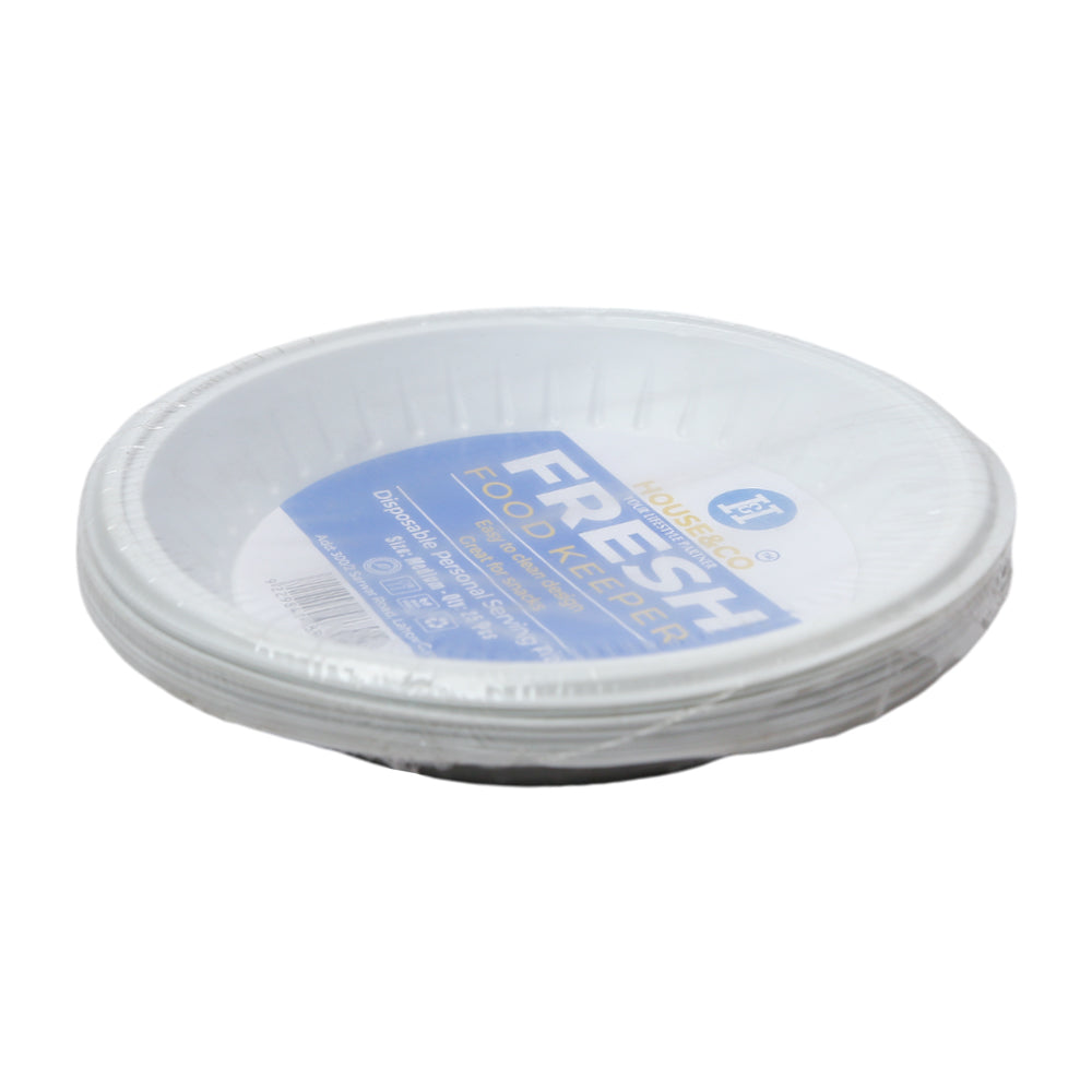 HOUSE & CO DISP PLASTIC PLATE MEDIUM 25PCS Default Title - MamasJan Grocery Nonfood