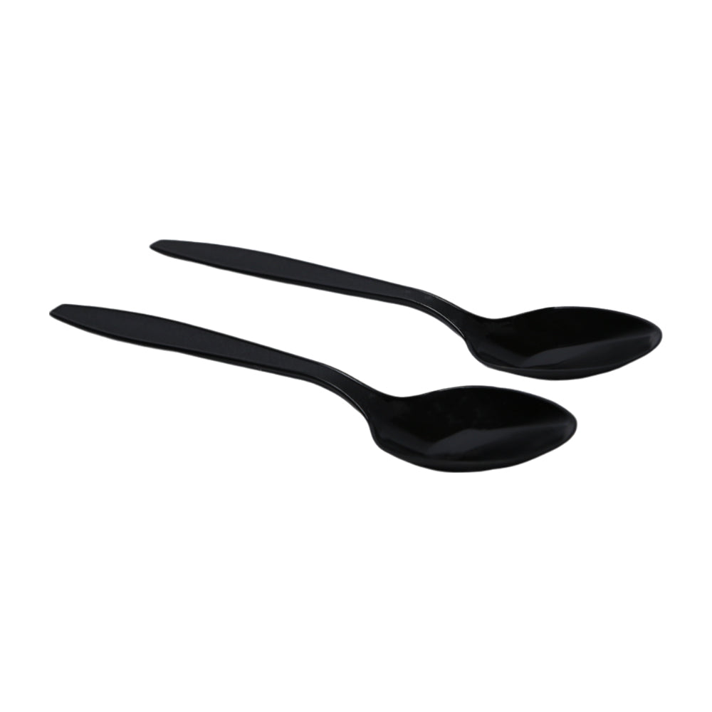 HOUSE & CO DISP TABLE SPOON HEAVY BLACK SET 24PCS BLACK Default Title - MamasJan Grocery Nonfood