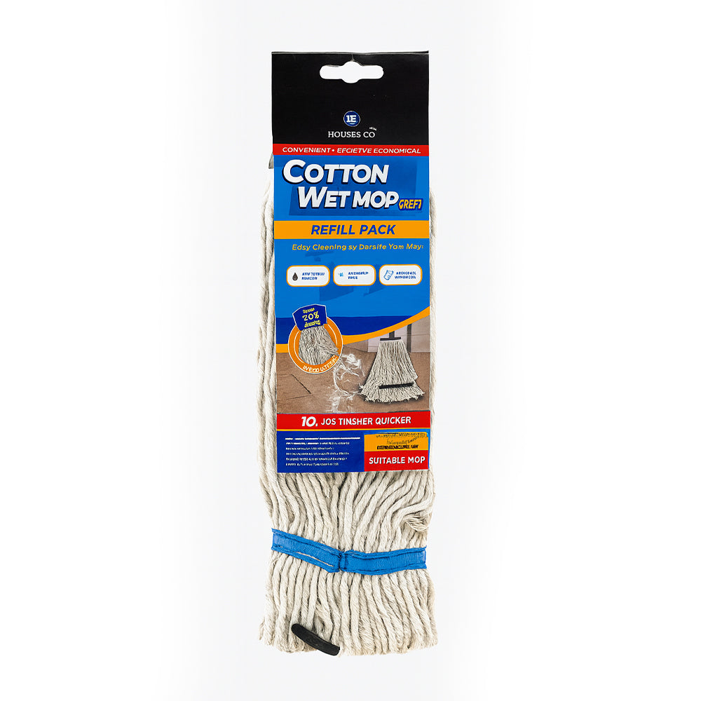 HOUSE & CO. WET COTTON MOP 450 GM REFILL Default Title - MamasJan Grocery Nonfood