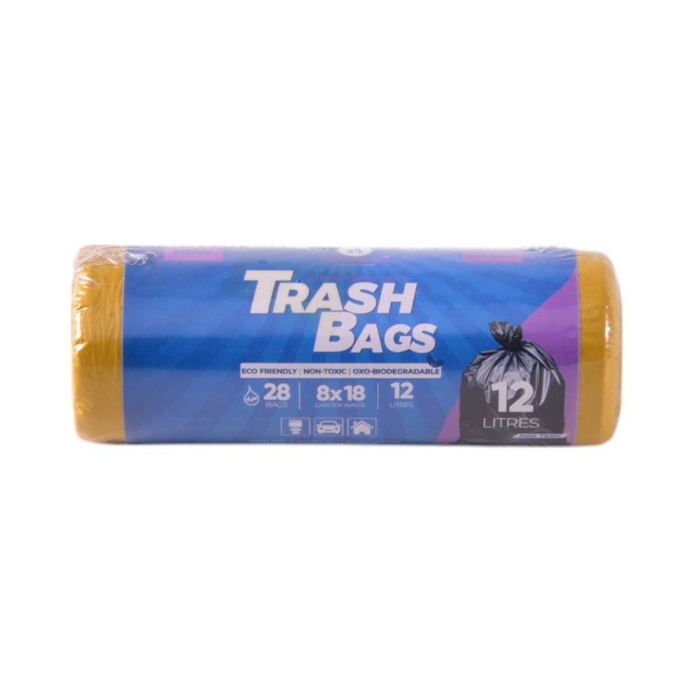 HOUSE&CO TRASH BAG (YLW) X.MINI 8X18 28PCS Default Title - MamasJan Grocery Nonfood
