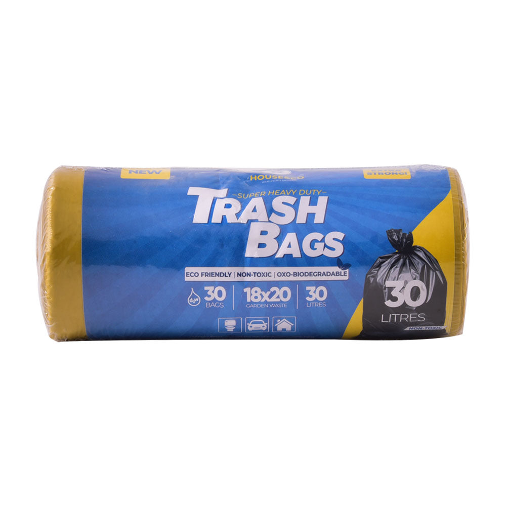 HOUSE&CO TRASH BAG (YLW) MINI 18X20 30PCS Default Title - MamasJan Grocery Nonfood