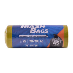 HOUSE&CO TRASH BAG (YLW) MEDIUM 20X30 25PCS Default Title - MamasJan Grocery Nonfood