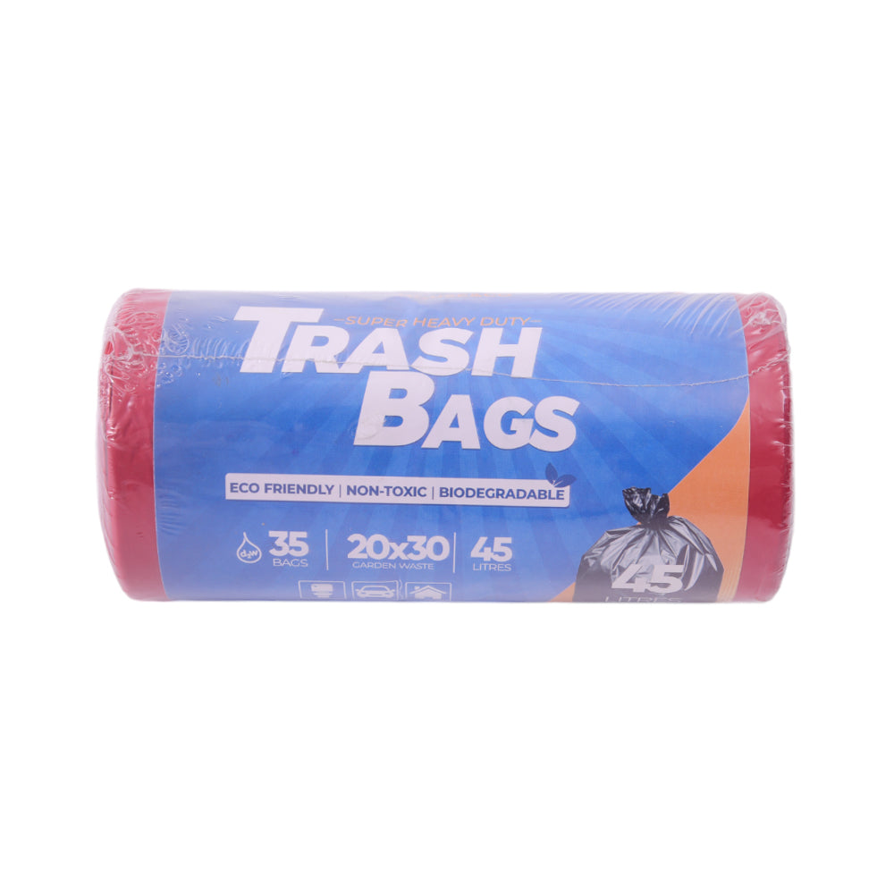 HOUSE&CO TRASH BAG (RED) MIDUM 20X30 35PCS Default Title - MamasJan Grocery Nonfood